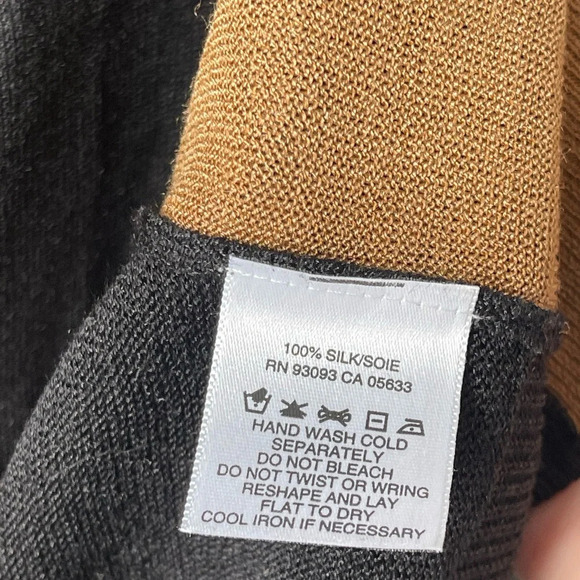 Nic+Zoe | 100% Silk Tie Front Cardigan Wrap Quiet Luxury - Picture 5 of 6